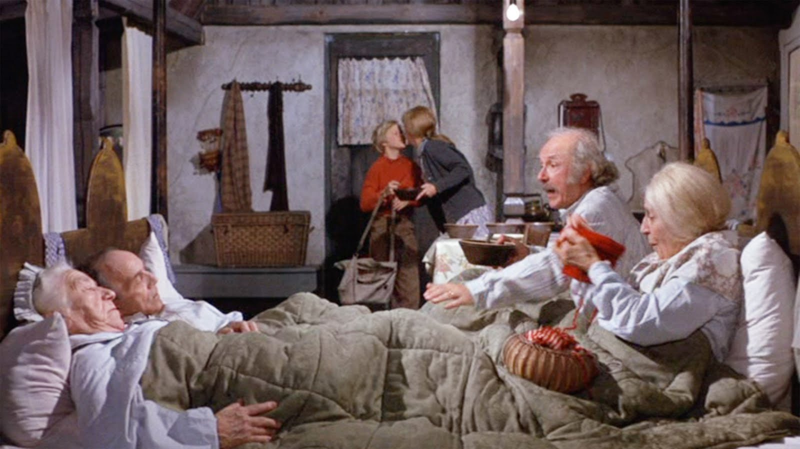 The image of four-bedridden grandparents is one of the most memorable scene...